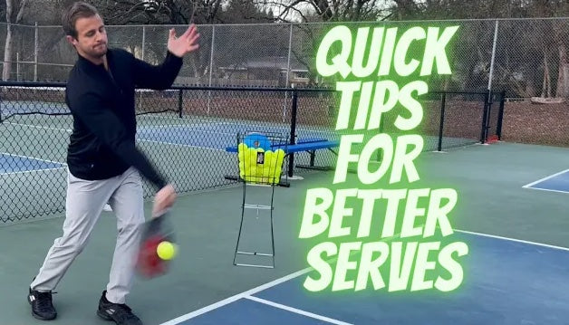 How to Serve Better In Pickleball